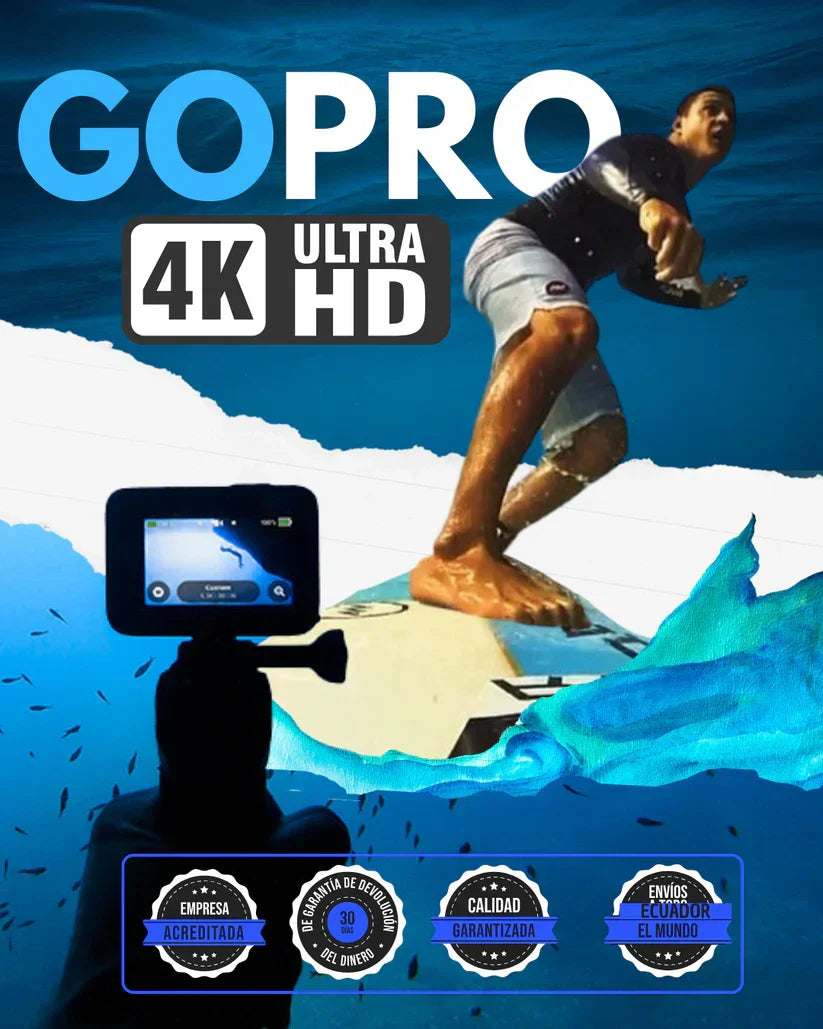 CÁMARA GO PRO 4K ULTRA HD