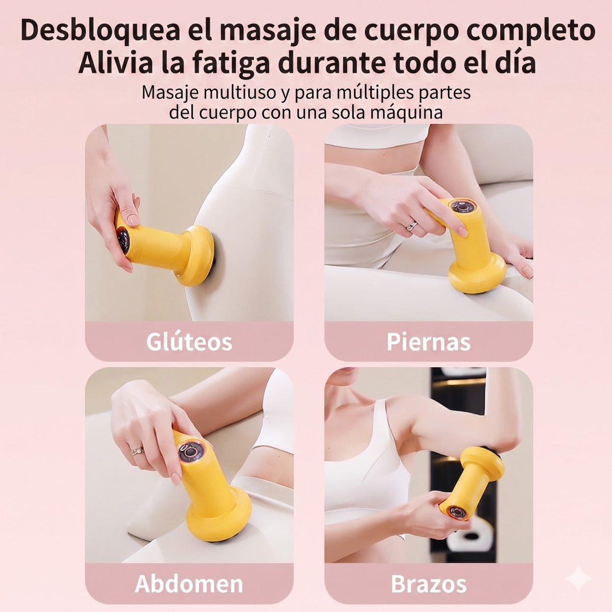 ThermaFit EC™ - Masajeador Corporal Reductor y Anticelulítico con Pantalla Digital