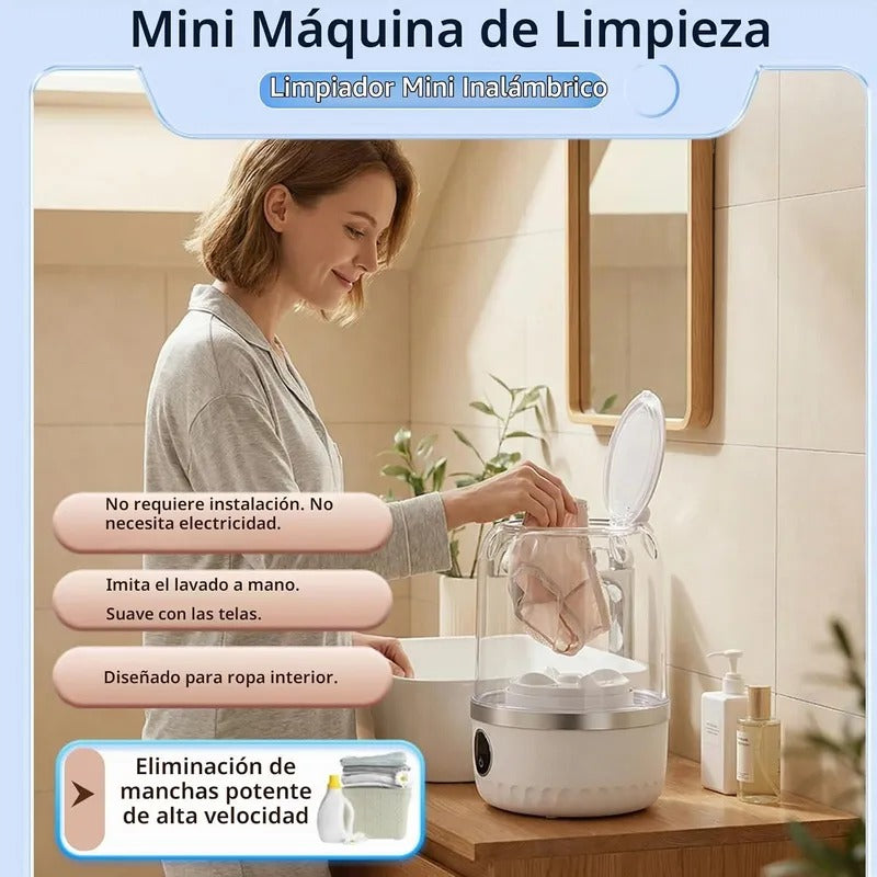 Mini lavadora portátil de ropa interior