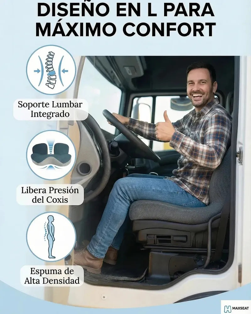 Cojín Ortopédico Ergonómico con Soporte Lumbar