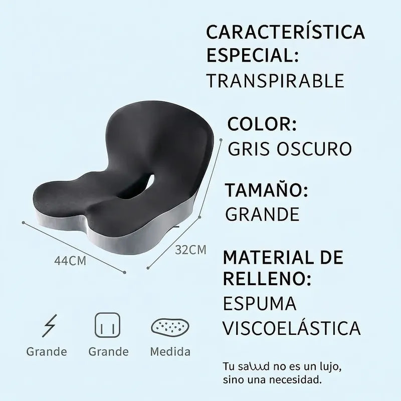Cojín Ortopédico Ergonómico con Soporte Lumbar