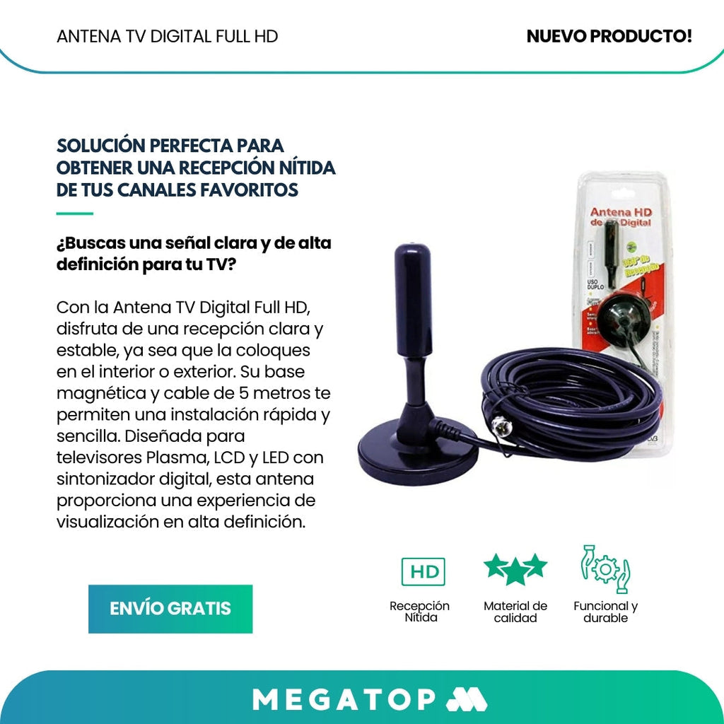 ANTENA HD: Antena TV Digital  Full HD