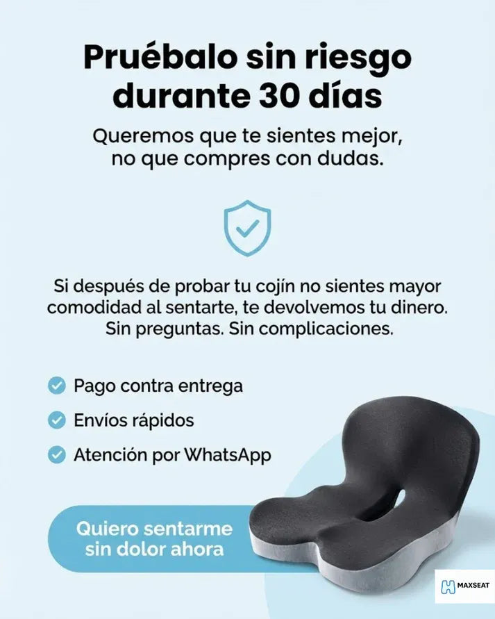 Cojín Ortopédico Ergonómico con Soporte Lumbar