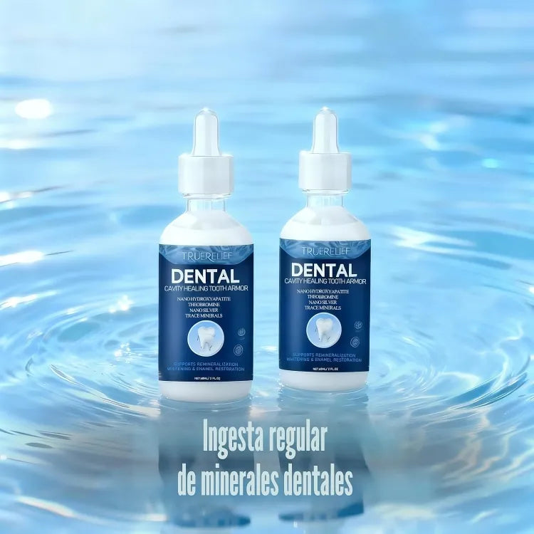 Protector de esmalte dental, dos goteros de 60 ml